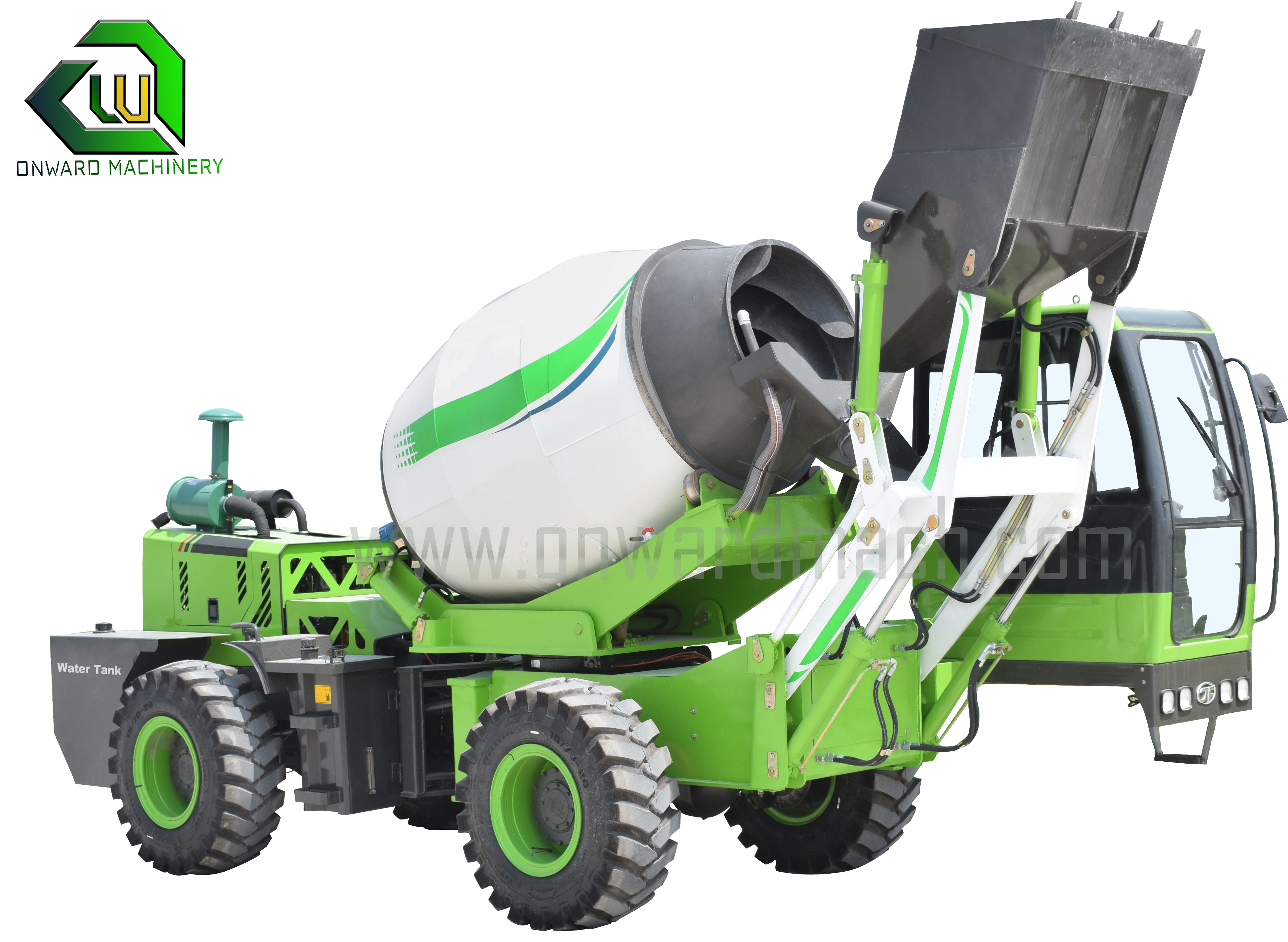 Self-loading Flat Pan Concrete Mixer Truck - Henan Sinch Machinery